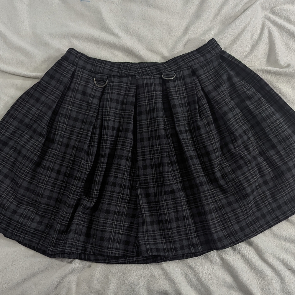 Plaid Black Skirt